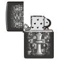 thumbnail image 4 of Zippo Chess Design High Polish Black Pocket Lighter, 4 of 6