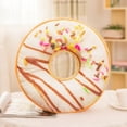 thumbnail image 2 of Almohada de felpa suave, cojín de asiento relleno, funda de cojín de alimentos dulces de Donut, funda de juguetes, 2 of 2