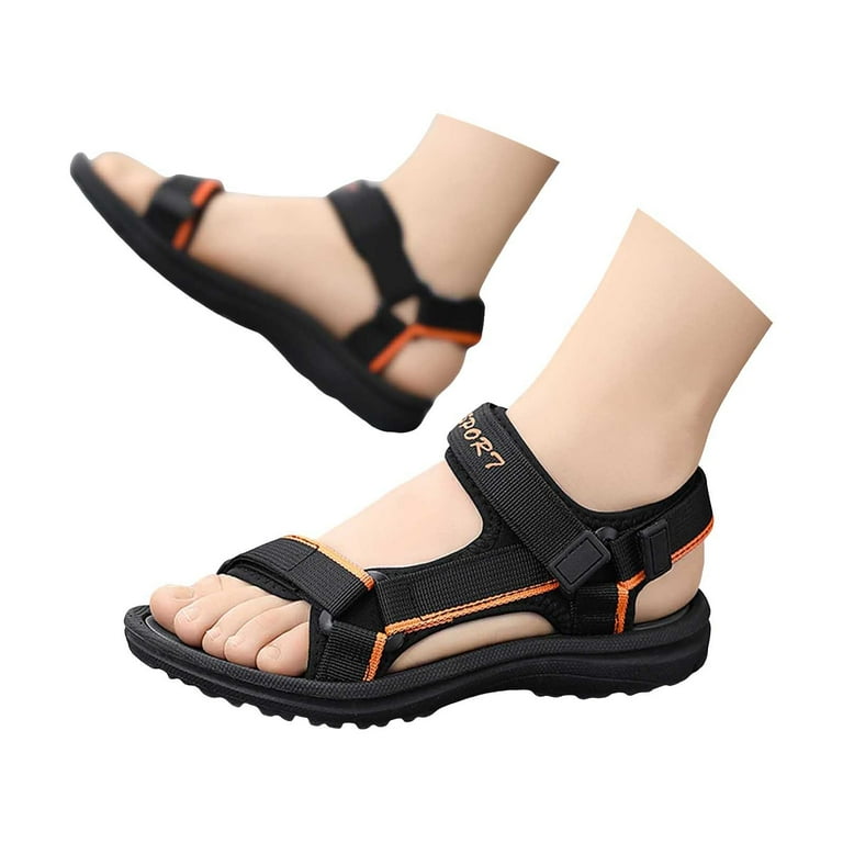 REDARER Boys Summer Solid Open-Toe Sandals | Breathable