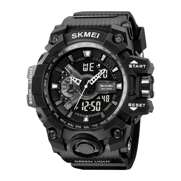 Men's Watch Waterproof Digital Sport Watch Military Digital Watches for men Alarm Back Light Classic Large face Watch