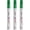 Green, variant on Permanent Paint Markers Pens - 3 Pack Black Oil Based Paint Pens, Medium Tip, Quick Drying and Waterproof Marker Pen for Metal, Rock, Wood, Fabric, Plastic, Canvas, Mugs, Stone, Glass