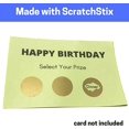 thumbnail image 4 of DIY Scratch Card Sticker (Gold, Pack of 150), 4 of 6