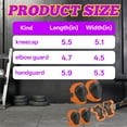 thumbnail image 2 of BESTSKY 2Pcs Knee Pads for Kids,Anti-Fall and Anti-Collision Kids Knee Pads and Elbow Pads Set,Protective Gear Set Knee Pads,Orange, 2 of 7