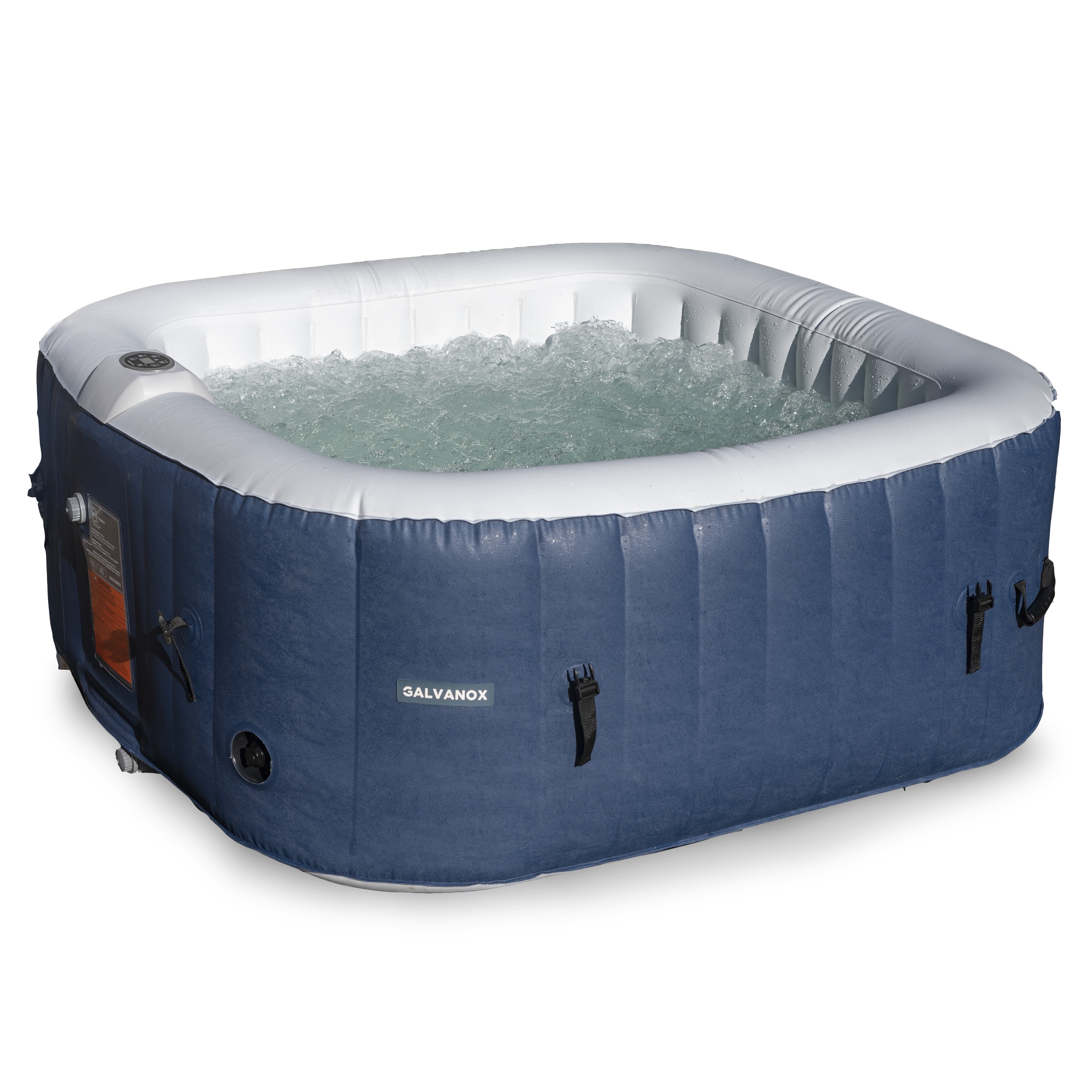 Inflatable Hot Tub, 2-4 Person Blow Up Portable Spa with Built-in