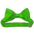thumbnail image 2 of Solid Hot Lime Kid's Pre-Tied Bow Tie, 2 of 5