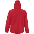 thumbnail image 2 of SOLS Mens Replay Hooded Soft Shell Jacket (Breathable, Windproof And Water Resistant), 2 of 5