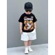 thumbnail image 5 of Young Boys' Casual Comfortable Versatile Printed Graphic Short Sleeve T-Shirt, Suitable For Spring And Summer, 5 of 6