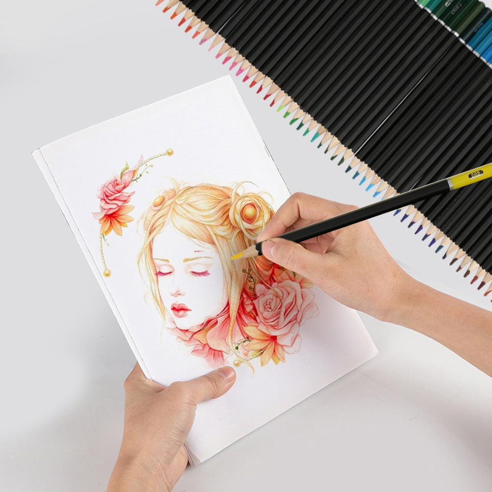 Watercolor Pencils Set, 72pcs, Artists' Quality, Water-Soluble, Sketch & Paint, Ideal for School Art Projects, 180 Characters Max