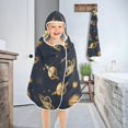 thumbnail image 5 of joogoo Astronaut Planet Space Kids Hooded Beach Towel Baby Bath Towel 23.5"x50", 5 of 7