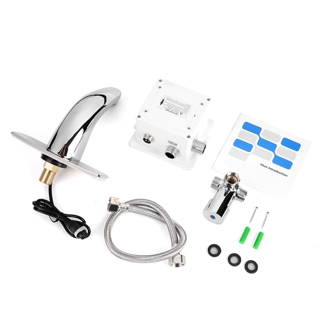Electronic Automatic Sensor Touchless Sink Hands Free Hot & Cold Faucet Motion Activated