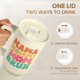 thumbnail image 5 of Vaso SANDJEST de acero inoxidable de 40 oz con aislamiento y asa, 5 of 8