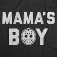 thumbnail image 2 of Mama's Boy Baby Bodysuit Funny Halloween Horror Movie Hockey Mask Graphic Jumper, 2 of 6