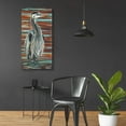 thumbnail image 6 of Epic Art 'Watchful Heron I' by Carolee Vitaletti, Acrylic Glass Wall Art, 24"x48", 6 of 8
