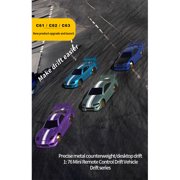Turbo Racing 1:76 Mini Full-Scale RC Drift Car, Electric Remote Control Car with P31 Controller, DIY Shells, Type-C Charging & 40min Runtime – Desktop Toy for Adults