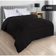 thumbnail image 2 of Ropa de cama Edreforter Utopia, tamaño king, para todas las estaciones, color negro, 2 of 7