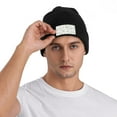 thumbnail image 4 of ZICANCN Bees Design Nature Tuque en Tricot, Bonnet d'Hiver Doux et Chaud Classique pour Hommes Femmes, Noir, 4 of 6