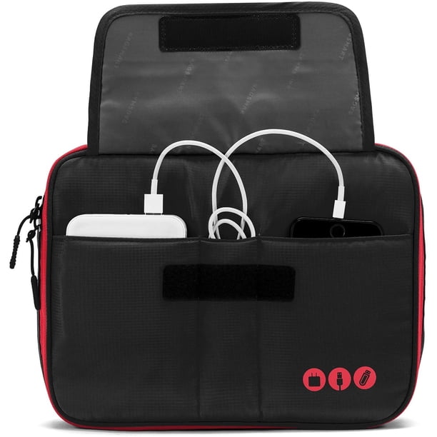 Organizador de cables de viaje universal Accesorios electrónicos Bolsa de transporte para iPad de 9,7 pulgadas, Kindle, adaptador de corriente Namotu CZDZ-ST175-2