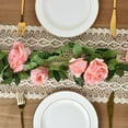 thumbnail image 3 of Coolmade 2Pcs 7ft Artificial Flower Garland Fake Plastic Rose Vine, 3 of 7