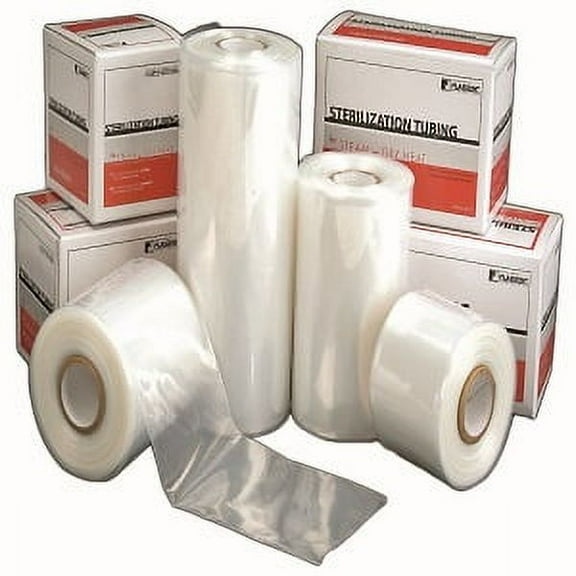 Plasdent Sterilization Tubing Pouches for Steam Or Dry Heat