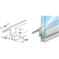 thumbnail image 3 of Frameless Shower Door Bottom Seal for 3/8 In. Thick Glass Doors – Stop Shower Leaks and Create a Water Barrier, 36 In., Clear Vinyl (2-Pack), 3 of 6