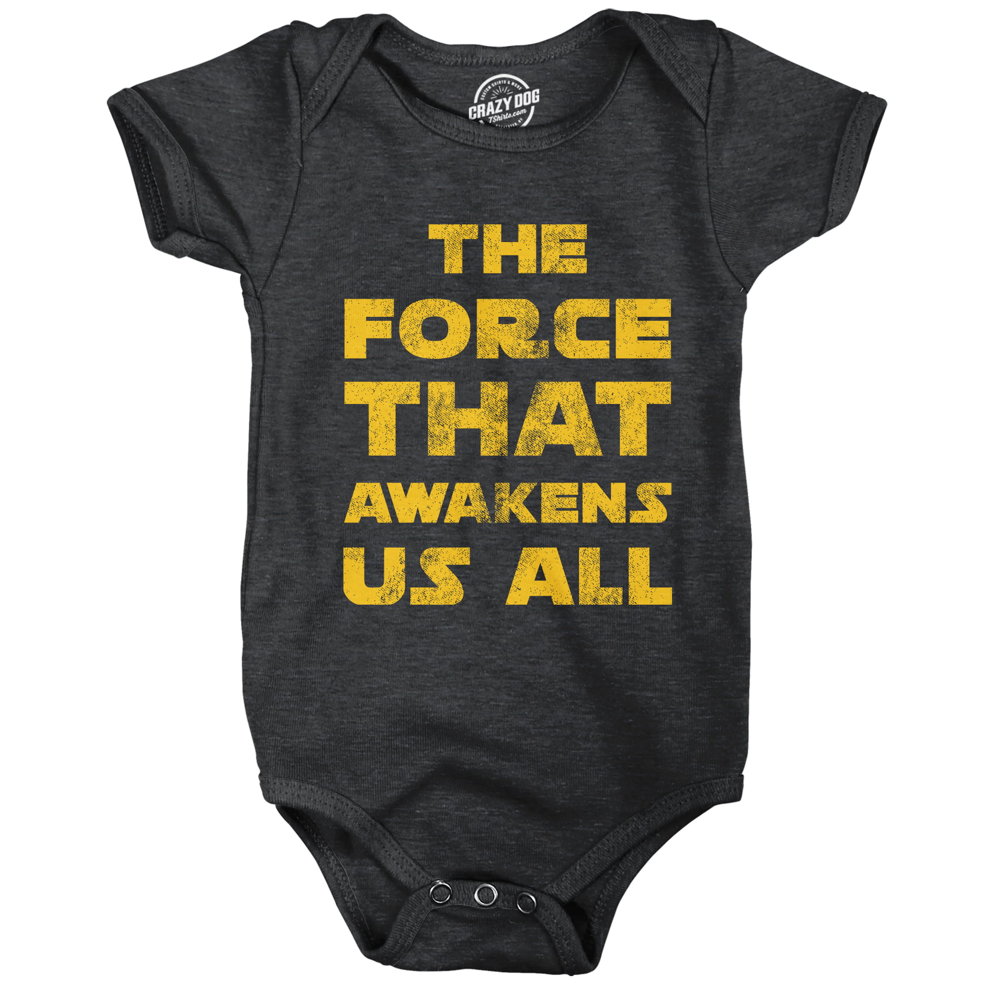 I Awaken You Nerdy Space Movie Geeky Sci Fi Newborn Romper Bodysuit For Babies 