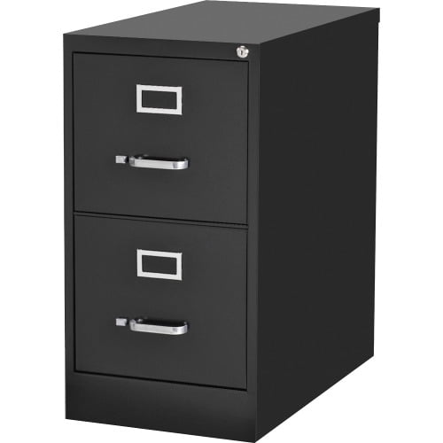 Details about   Metal File Cabinet With Pencil Drawer 18 Inch Deep Black Cam Lock Top Storage! 