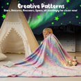 thumbnail image 4 of In Dark Blanket, Soft Flannel Fleece Stars Blanket,All Season Throw Blanket For, 4 of 6