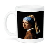 3dRose, Girl With a Pearl Earring by Jan Vermeer, 11oz Mug