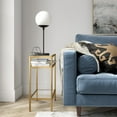 thumbnail image 2 of Evelyn&Zoe Sivil 24" Wide Rectangular Side Table, Brass, 2 of 7