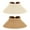 Khaki+Beige, variant on BadPiggies Foldable Straw Sun Hat for Women, UV Protecetion Wide Brim Sun Visors Adjustable Topless Beach Hats
