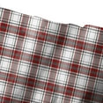 thumbnail image 5 of Creative Products Red Gray Plaid 71x74 Shower Curtain, 5 of 7