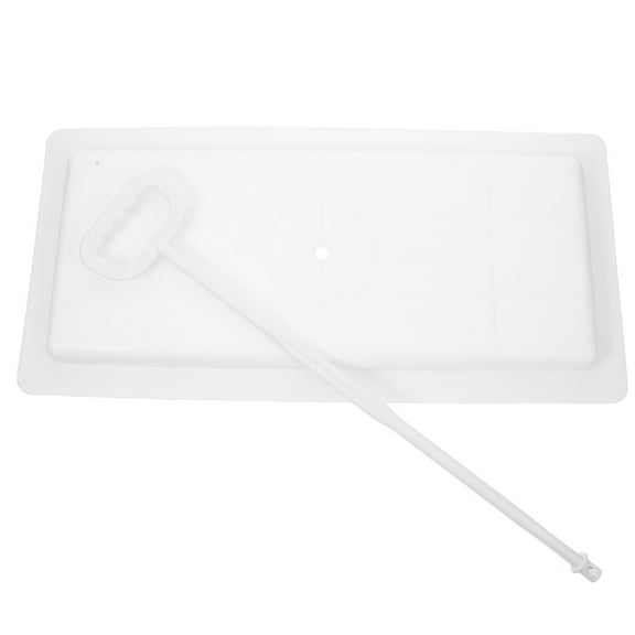 Hemobllo Home Bathroom Plastic t Toilet Lid Cover White with Handle Odor Blocking Feature