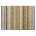 thumbnail image 2 of Addison Rugs Chantille Indoor/Outdoor Transitional Stripes Chocolate Washable Rectangle Rug, 1'8" x 2'6", 2 of 6