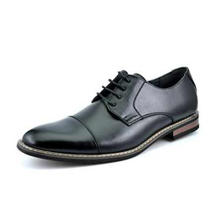 

Bruno Marc Men s Classic Oxford Shoes Casual Business Walking Shoes For Men Modern Lace Up Formal Dress Shoes PRINCE-6 BLACK Size 8.5