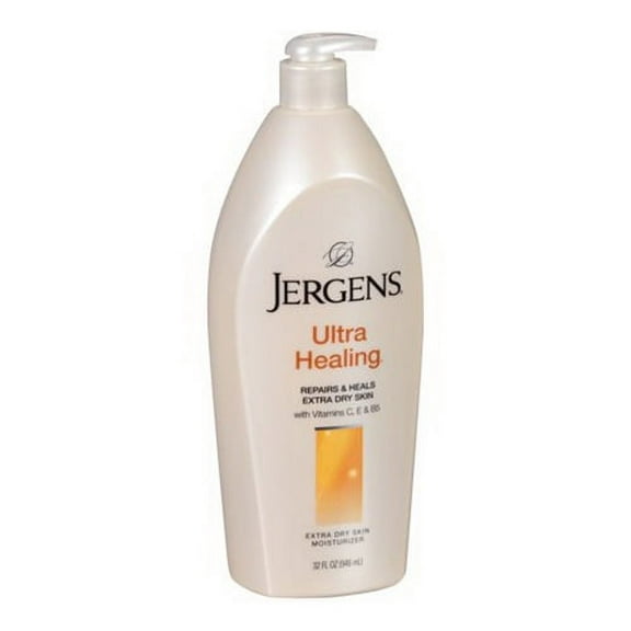 Jergens Ultra Healing Dry Skin Moisturizer, Body and Hand Lotion for Dry Skin, for Quick Absorption