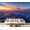 Color 2, variant on Wall Mural Peel and Stick Sunset tropical island sea beach panorama ocean sunrise panoramic Self-Adhesive Wallpaper Removable Wall Decal Wall Sticker Home Decor for Living Room Bedroom 100"x144"