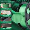 thumbnail image 3 of Filamento para impresora 3D ZIRO Silky PLA de 1,75 mm, color verde navideño, 3 of 7