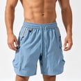 thumbnail image 5 of Admvng Cargo Shorts for Men Casual Summer Lightweight Hiking Big & Tall Knee-Length Shorts, 5 of 5