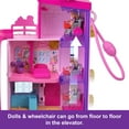 thumbnail image 5 of Polly Pocket Barbie Dreamhouse Compact, Dollhouse Playset with 3 Micro Dolls, 1 Pet & 11 Accessories, 5 of 7