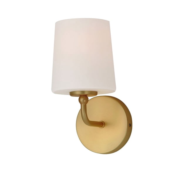 12091SWSBR Maxim Lighting Bristol - 1 Light Wall Sconce-10 Inches Tall and 5 Inches Wide-Satin Brass Finish