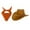 Orange, variant on vastwit Kids Western Cowboy Accessory Bandanna Scarf with Hat Outfits Cosplay Fancy Party Dress Up Pink One Size