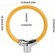 thumbnail image 2 of Fashionable bicycle lock with cable, multifunctional silicone bicycle lock, student bicycle lock for commuters and cyclists, blue, 2 of 5