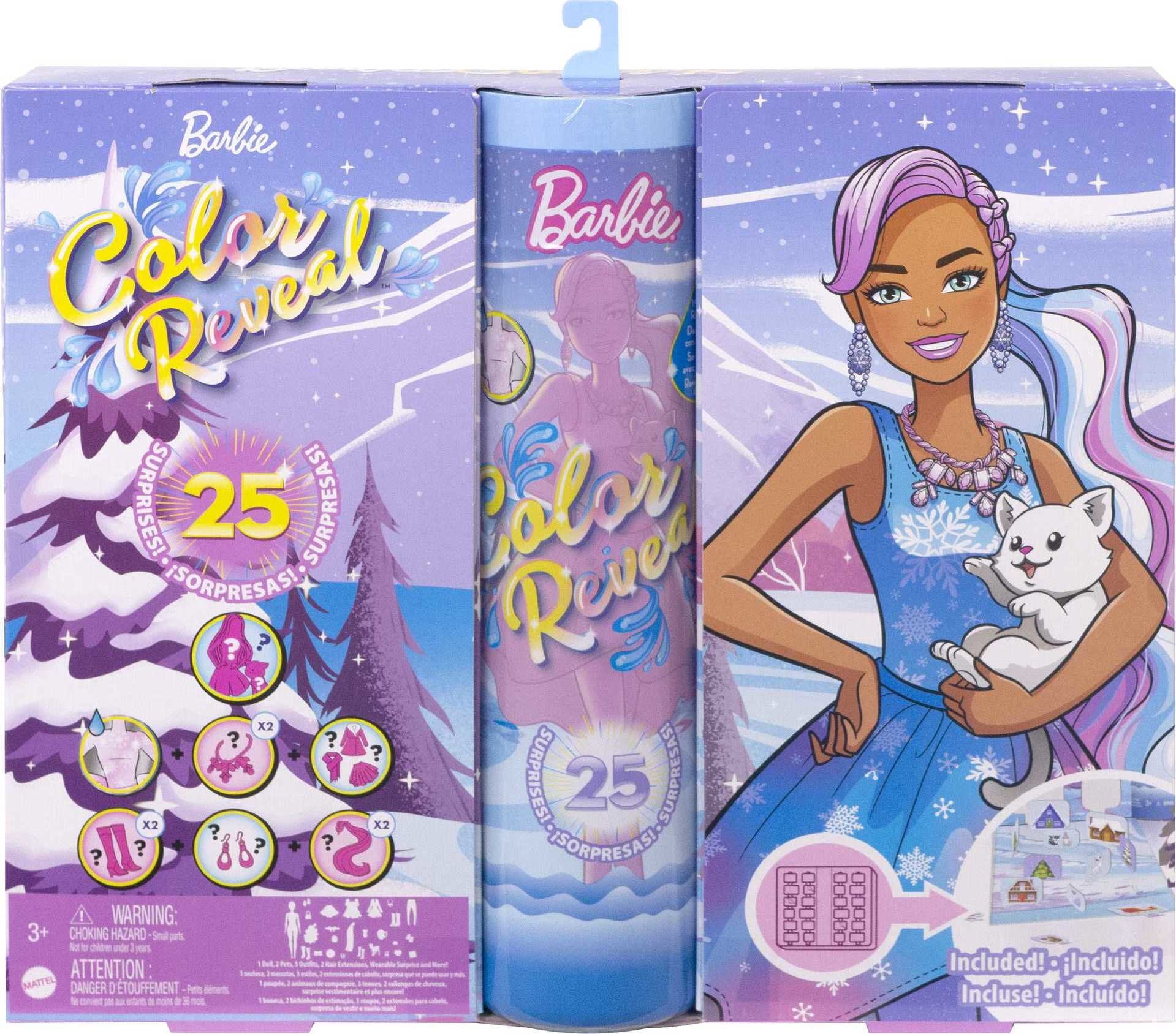 Barbie Color Reveal Advent Calendar Walmart Barbie Color Reveal Advent Calendar Walmart