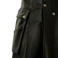 thumbnail image 6 of Kilts Deluxe Utility Kilt for Men, Adjustable PU Modern Kilt, with Elegant Studded Front Apron, 6 of 6