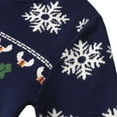 thumbnail image 6 of Toddler Christmas Sweater Boy Girl Kids Long Sleeve Christmas Pullover Sweatshirt Warm Crewneck Winter Clothes, 6 of 10