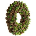 thumbnail image 4 of Northlight MIni Pinecone and Berries Small Frosted Christmas Wreath - 13" - Unlit, 4 of 7