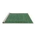 thumbnail image 2 of Ahgly Company Machine Washable Indoor Round Persian Turquoise Blue Traditional Area Rugs, 3' Round, 2 of 4