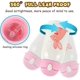 thumbnail image 4 of Children's stainless steel insulated water bottle 550ml/18.5oz vacuum insulated bottle with straws, 4 of 5