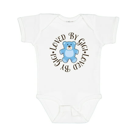 

Inktastic Loved by Gigi Baby Boy Gift Baby Boy Bodysuit