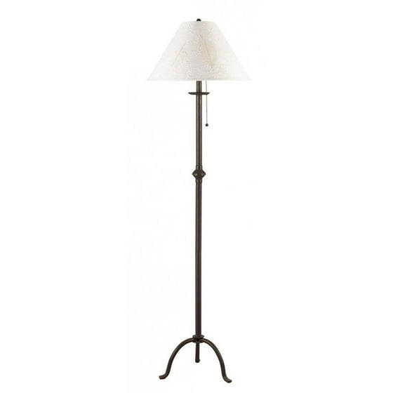 Cal Lighting Iron Pull Chain Floor Lamp